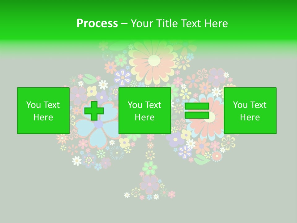 White Nature Wallpaper PowerPoint Template