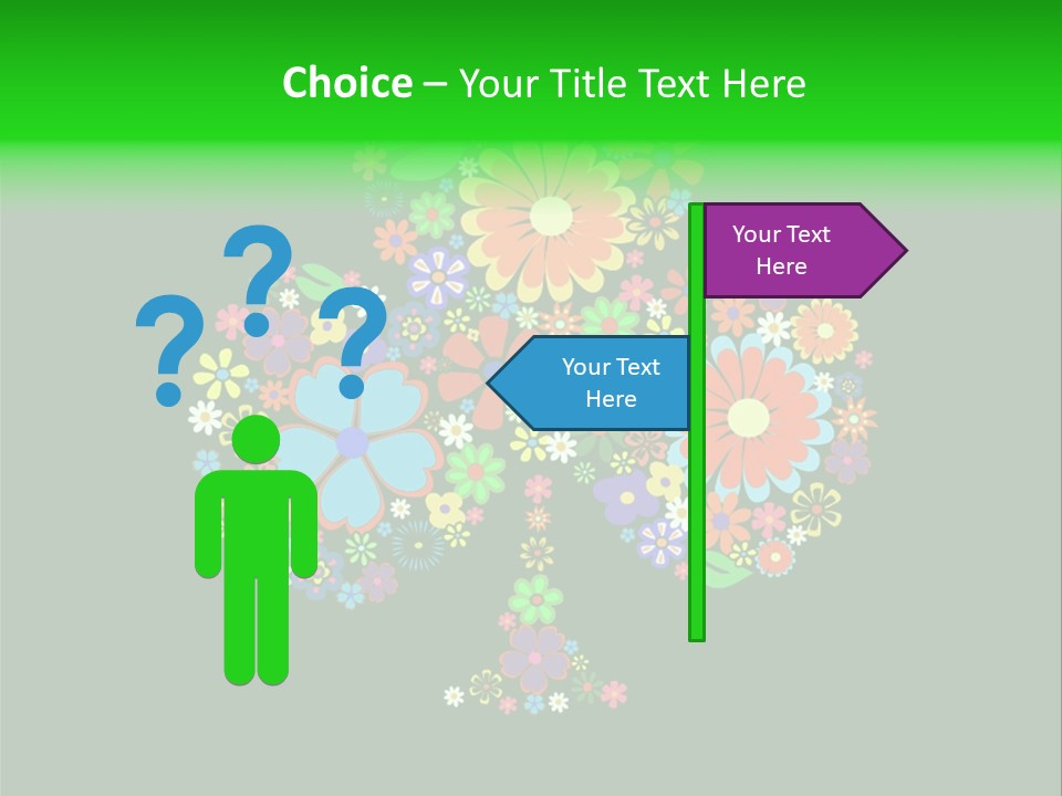 White Nature Wallpaper PowerPoint Template