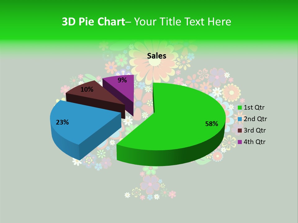 White Nature Wallpaper PowerPoint Template