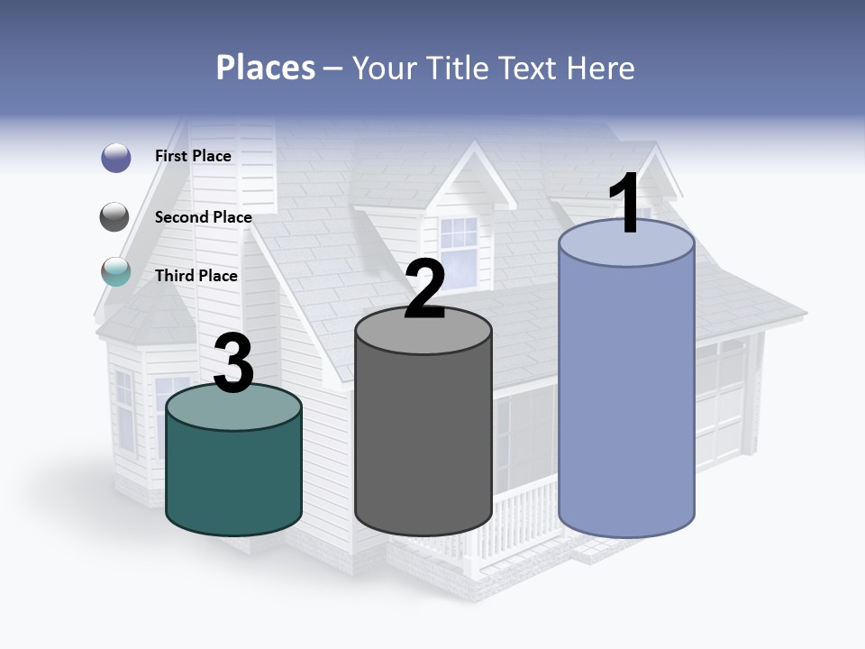 Floorplan Structure Isolated PowerPoint Template