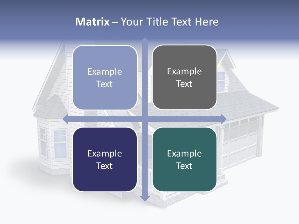 Floorplan Structure Isolated PowerPoint Template