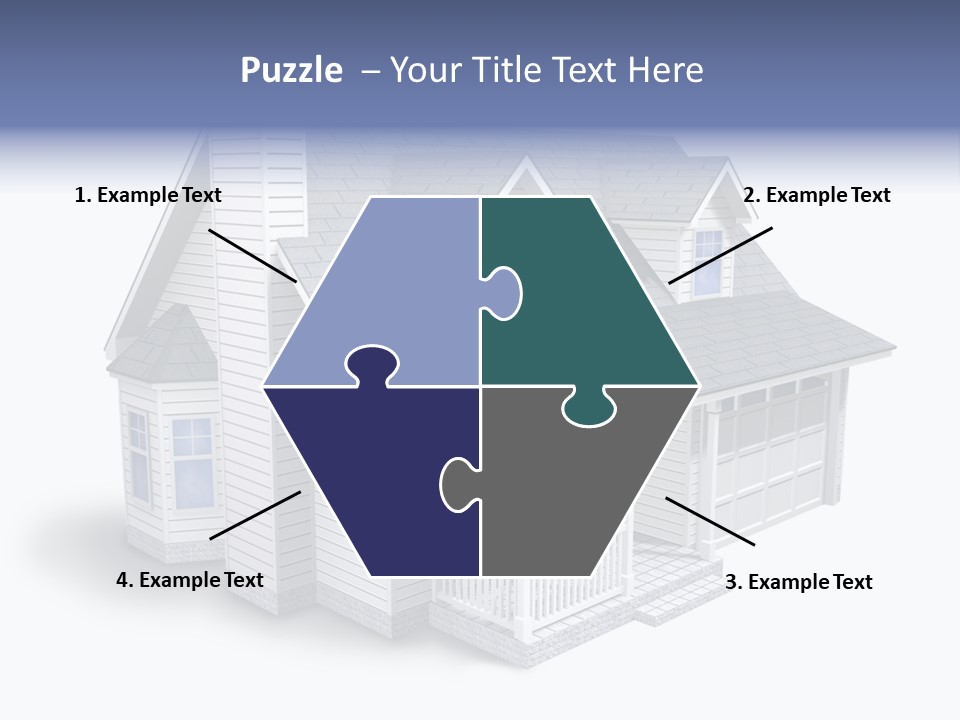 Floorplan Structure Isolated PowerPoint Template