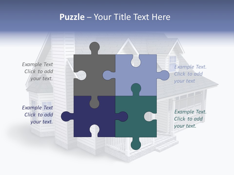 Floorplan Structure Isolated PowerPoint Template