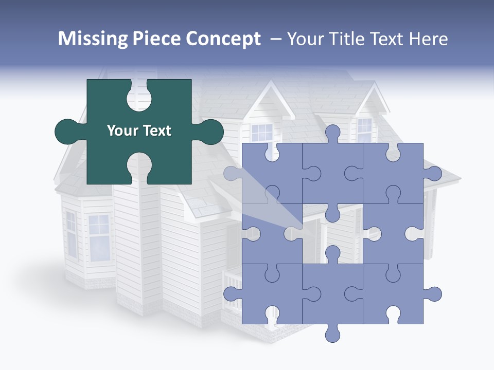 Floorplan Structure Isolated PowerPoint Template