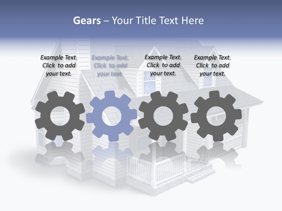 Floorplan Structure Isolated PowerPoint Template