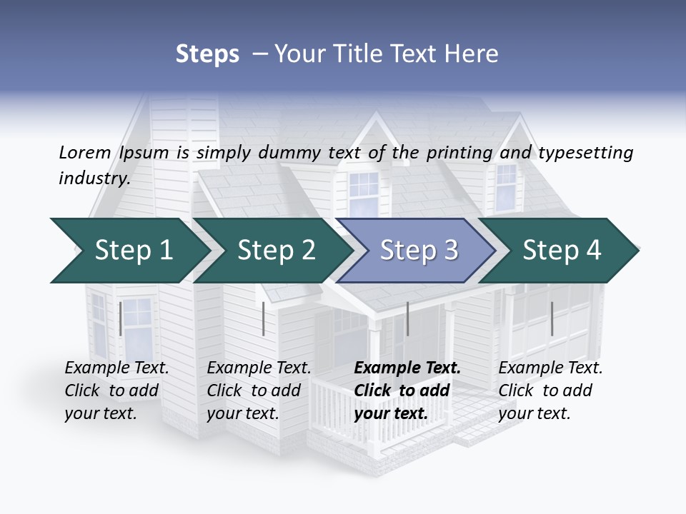 Floorplan Structure Isolated PowerPoint Template
