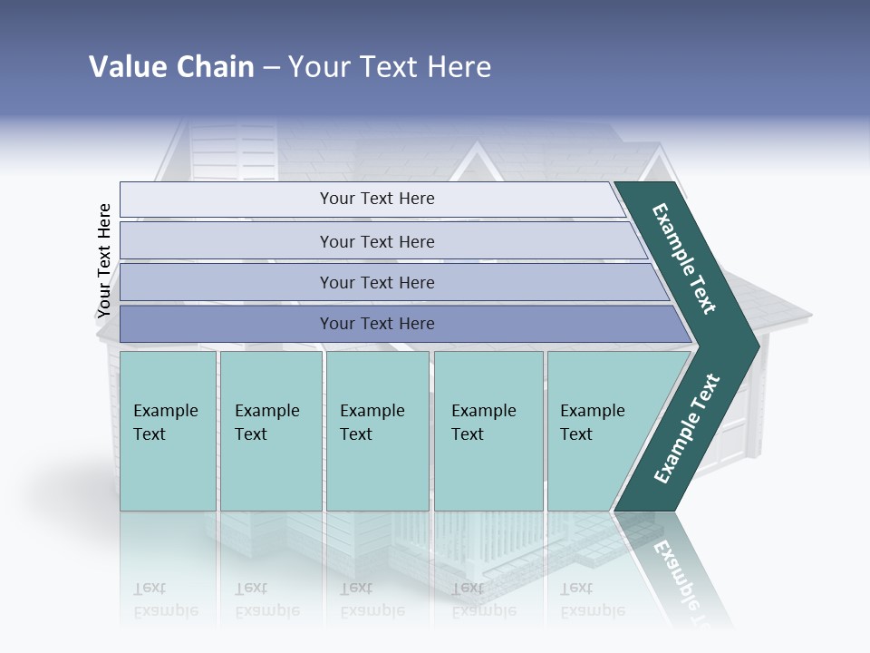 Floorplan Structure Isolated PowerPoint Template
