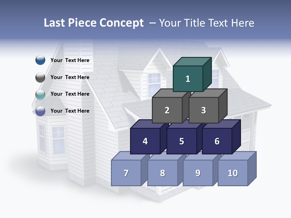 Floorplan Structure Isolated PowerPoint Template