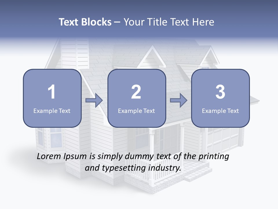 Floorplan Structure Isolated PowerPoint Template