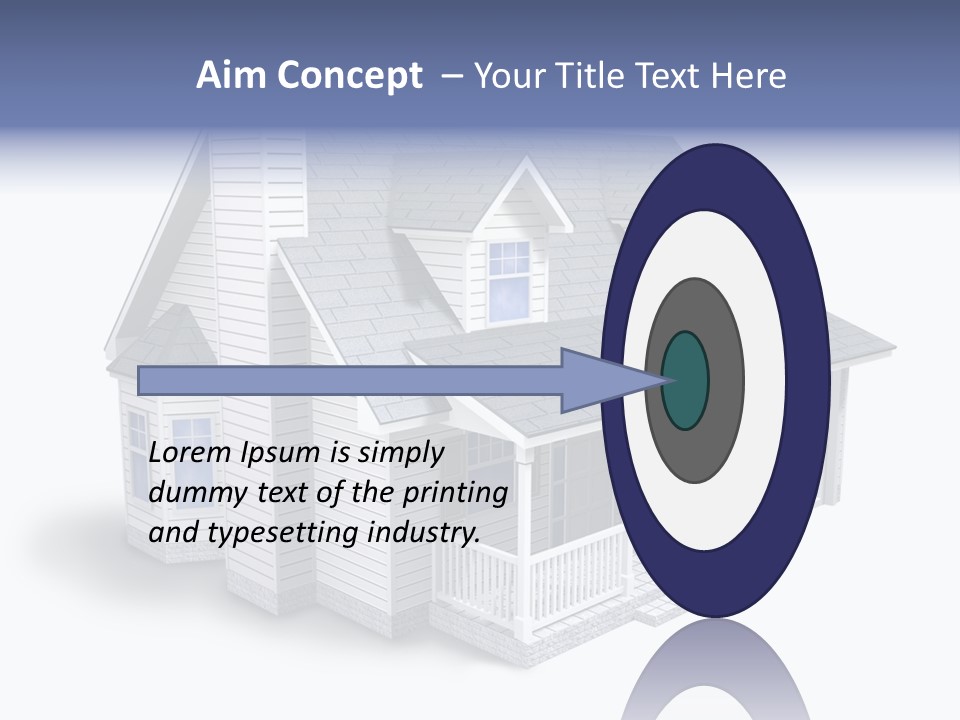 Floorplan Structure Isolated PowerPoint Template