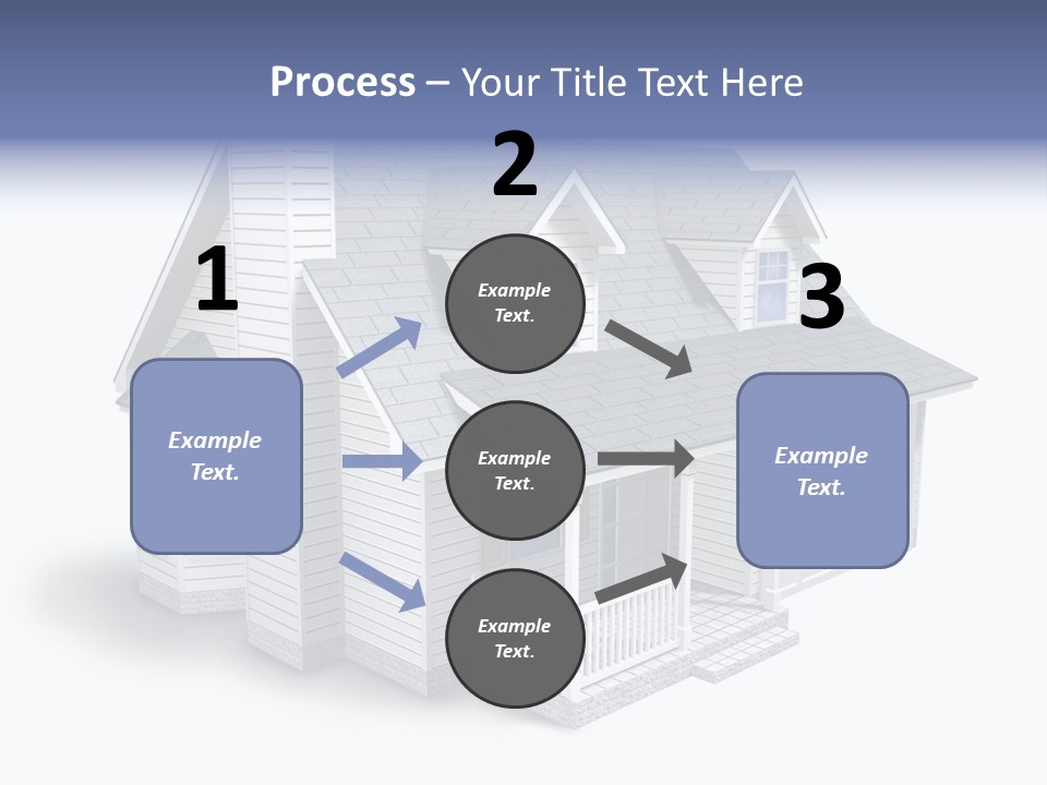 Floorplan Structure Isolated PowerPoint Template