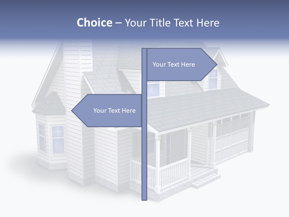 Floorplan Structure Isolated PowerPoint Template