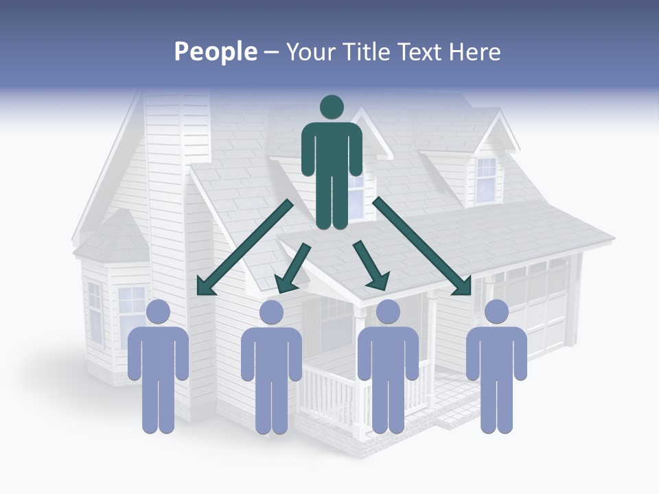 Floorplan Structure Isolated PowerPoint Template