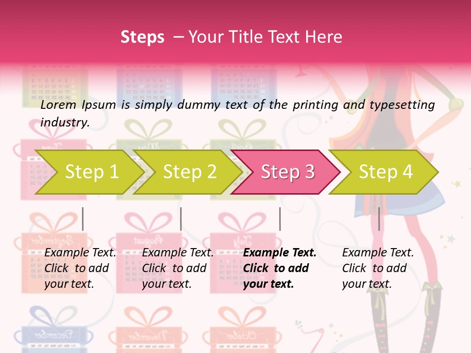 Character Season Year PowerPoint Template