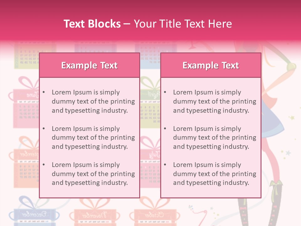Character Season Year PowerPoint Template