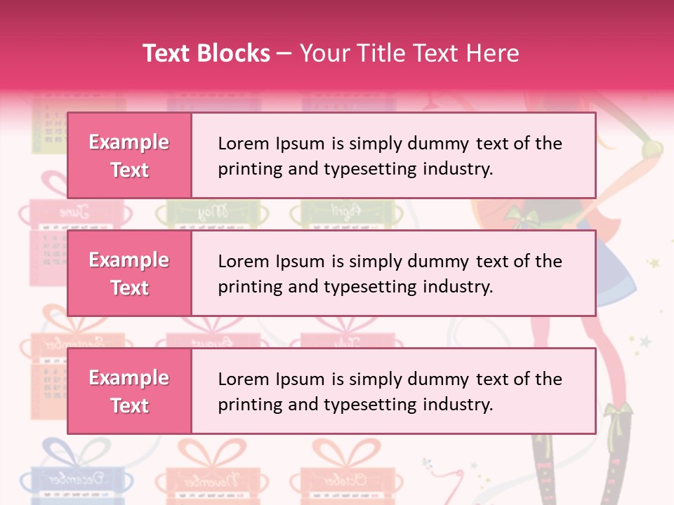 Character Season Year PowerPoint Template