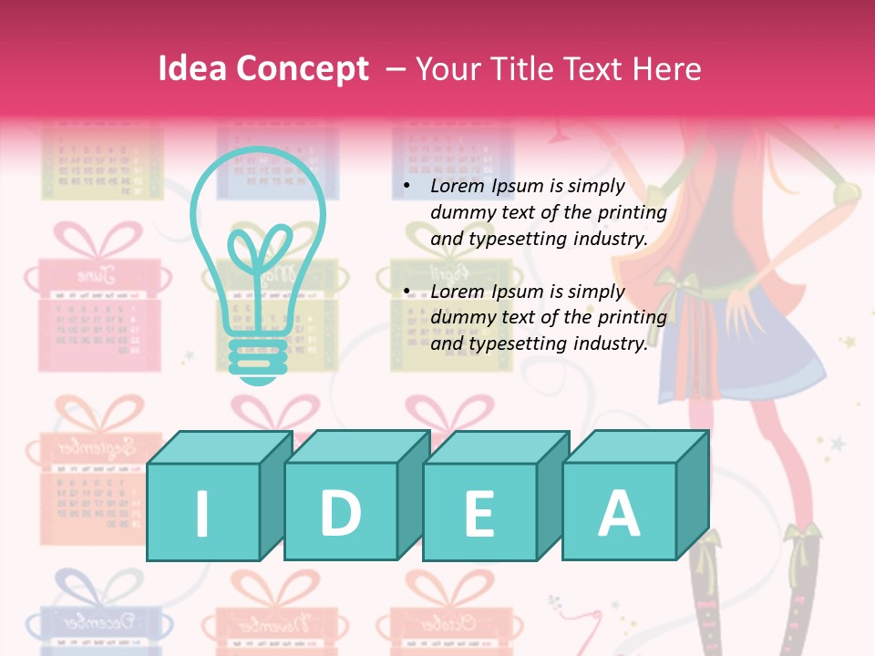 Character Season Year PowerPoint Template