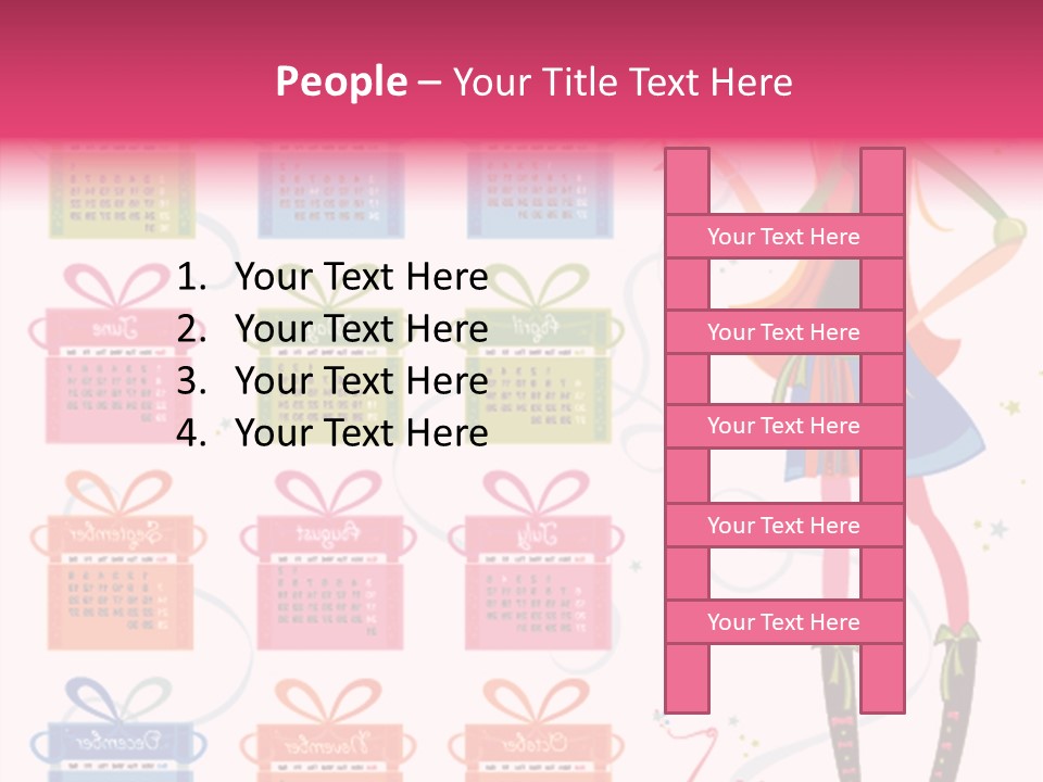 Character Season Year PowerPoint Template