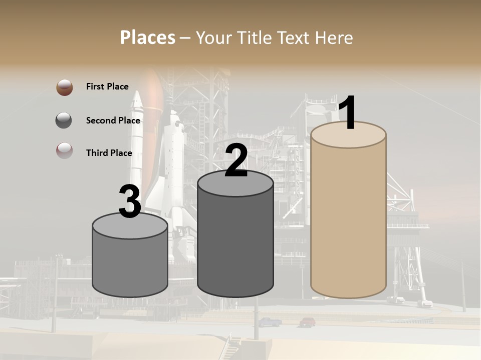 Shape Rocket Stratosphere PowerPoint Template
