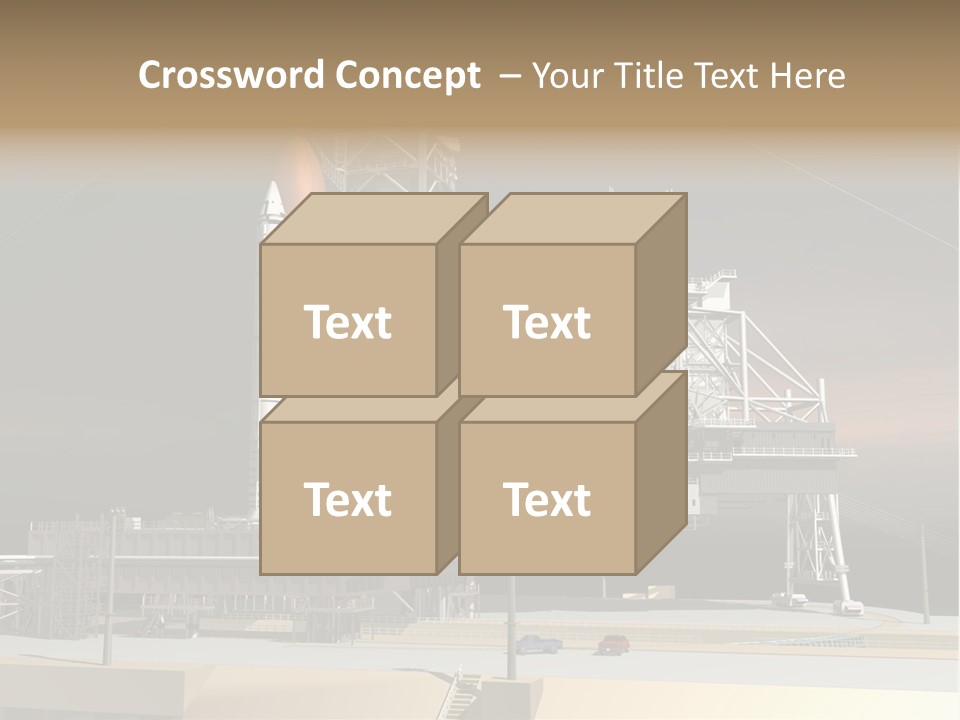 Shape Rocket Stratosphere PowerPoint Template