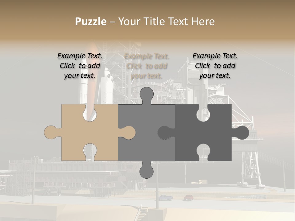 Shape Rocket Stratosphere PowerPoint Template