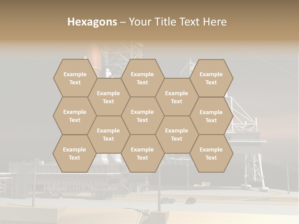 Shape Rocket Stratosphere PowerPoint Template