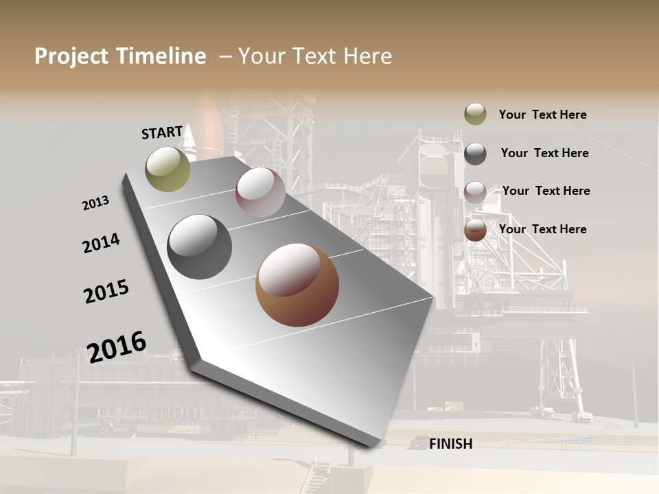 Shape Rocket Stratosphere PowerPoint Template