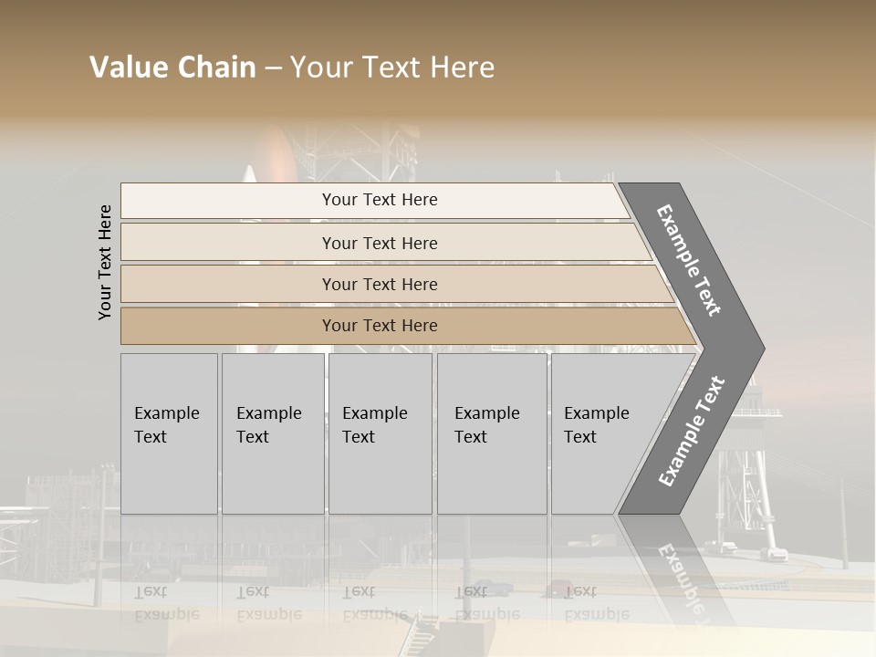Shape Rocket Stratosphere PowerPoint Template