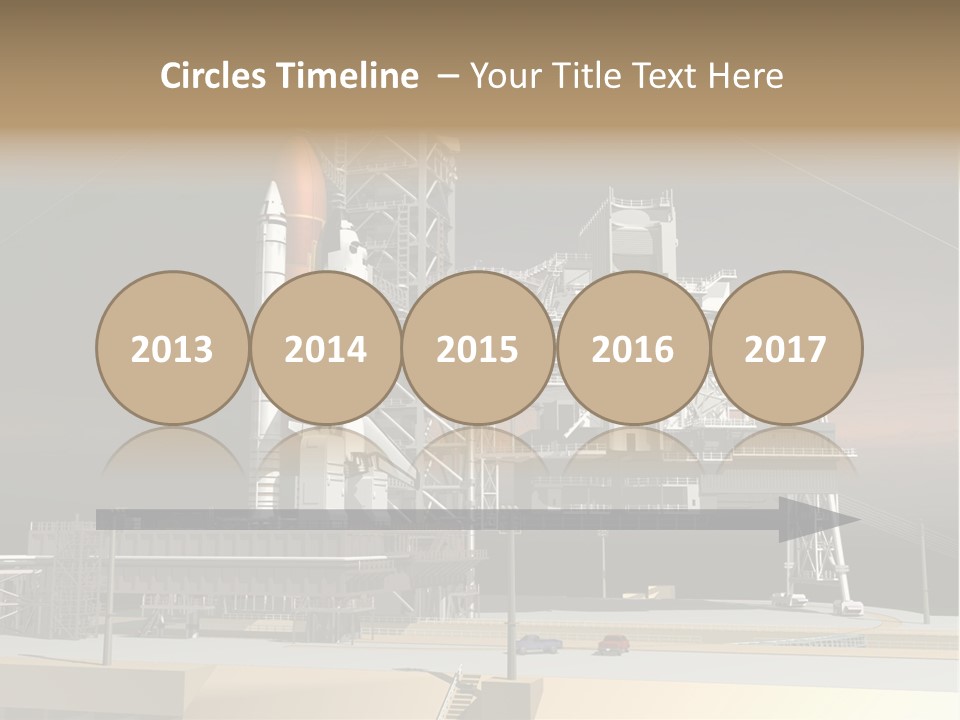 Shape Rocket Stratosphere PowerPoint Template