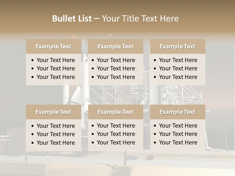 Shape Rocket Stratosphere PowerPoint Template