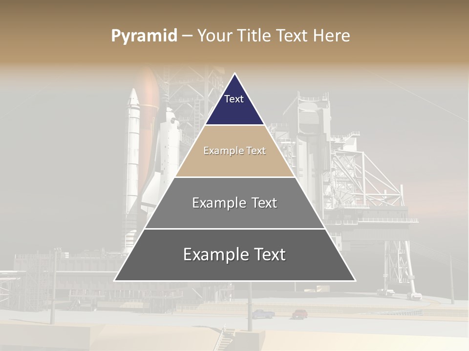 Shape Rocket Stratosphere PowerPoint Template