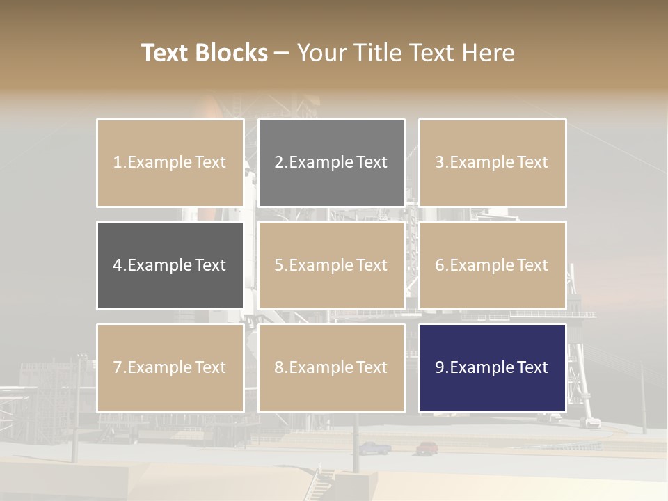 Shape Rocket Stratosphere PowerPoint Template