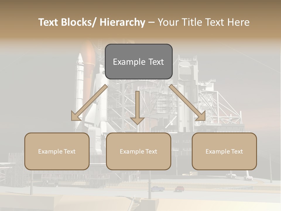 Shape Rocket Stratosphere PowerPoint Template