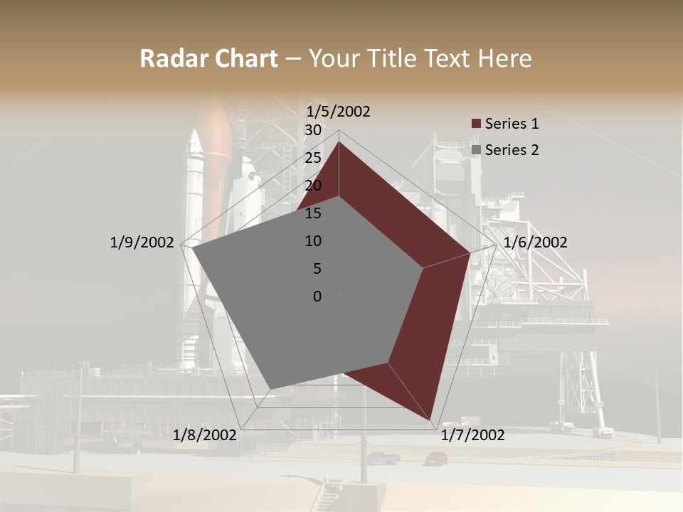 Shape Rocket Stratosphere PowerPoint Template