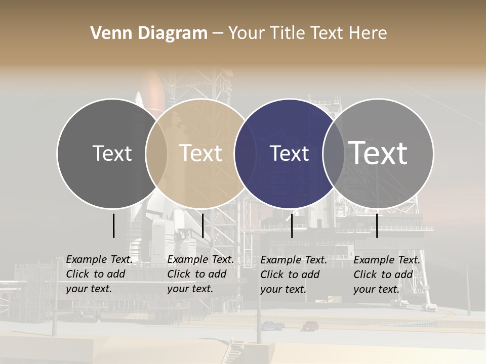 Shape Rocket Stratosphere PowerPoint Template