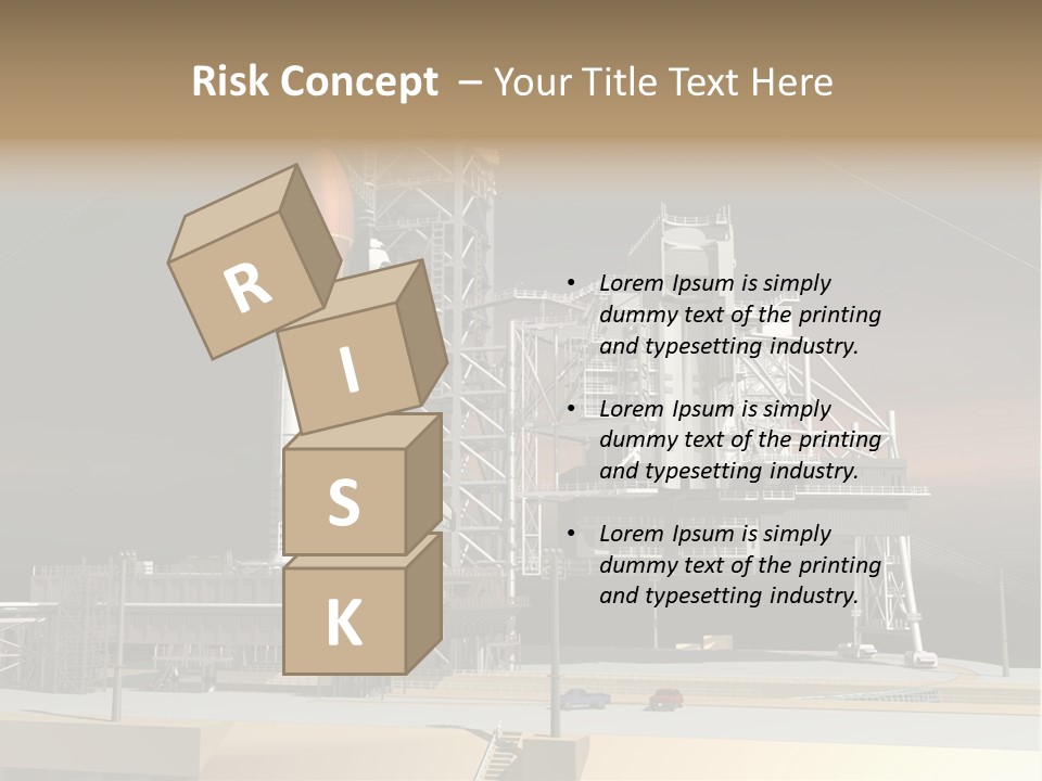 Shape Rocket Stratosphere PowerPoint Template