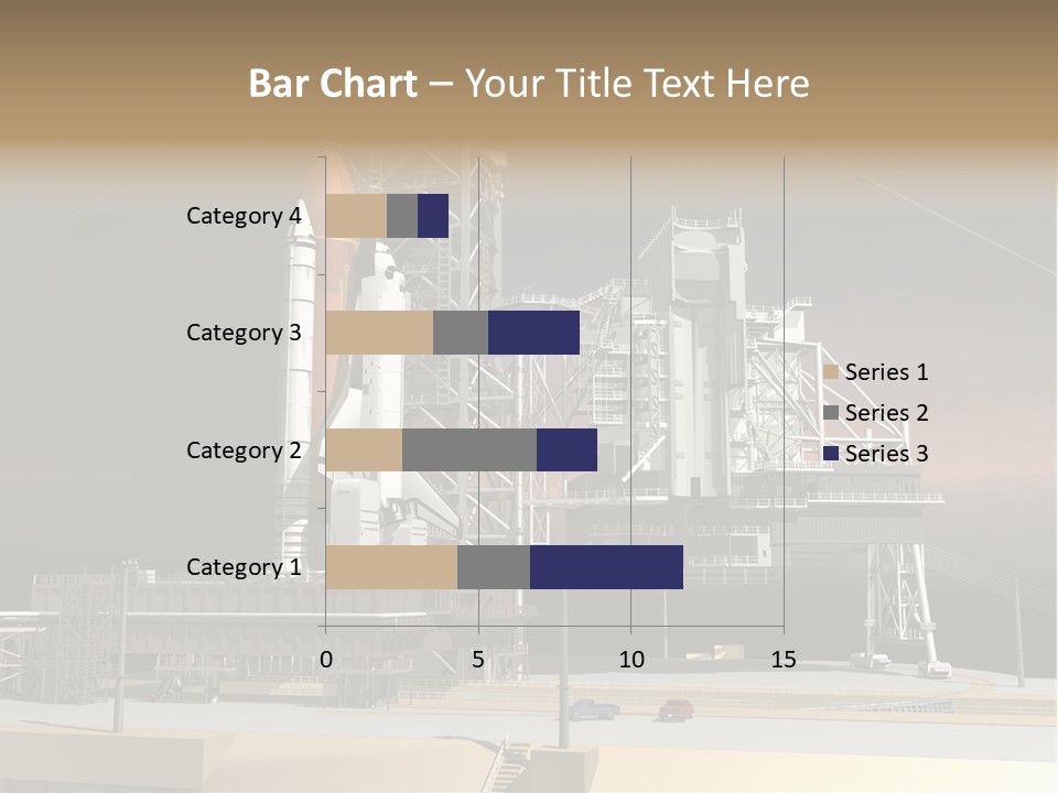 Shape Rocket Stratosphere PowerPoint Template