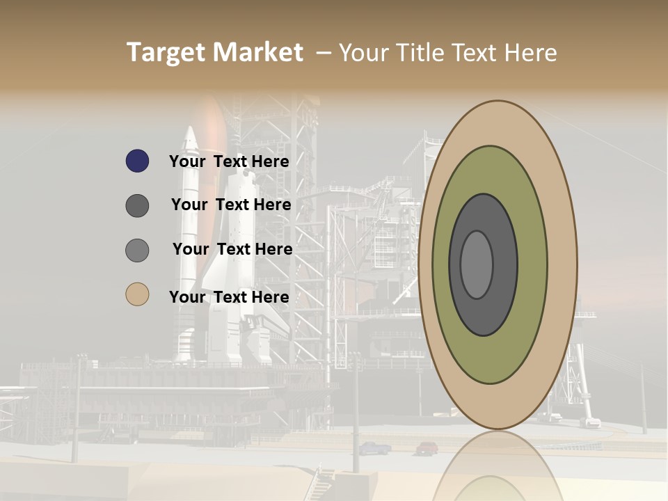 Shape Rocket Stratosphere PowerPoint Template