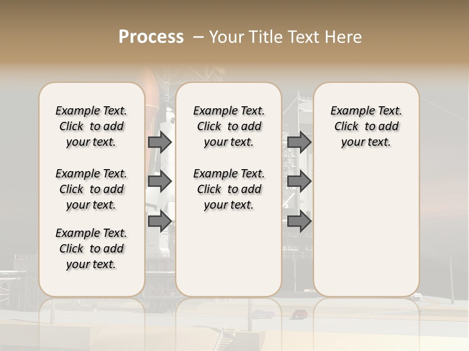 Shape Rocket Stratosphere PowerPoint Template