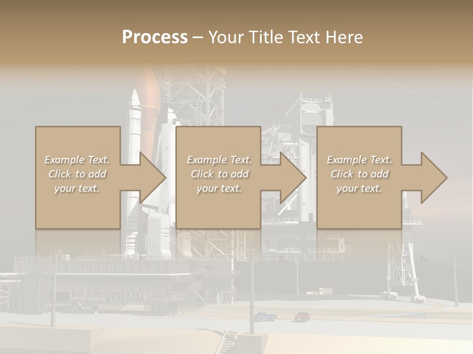 Shape Rocket Stratosphere PowerPoint Template