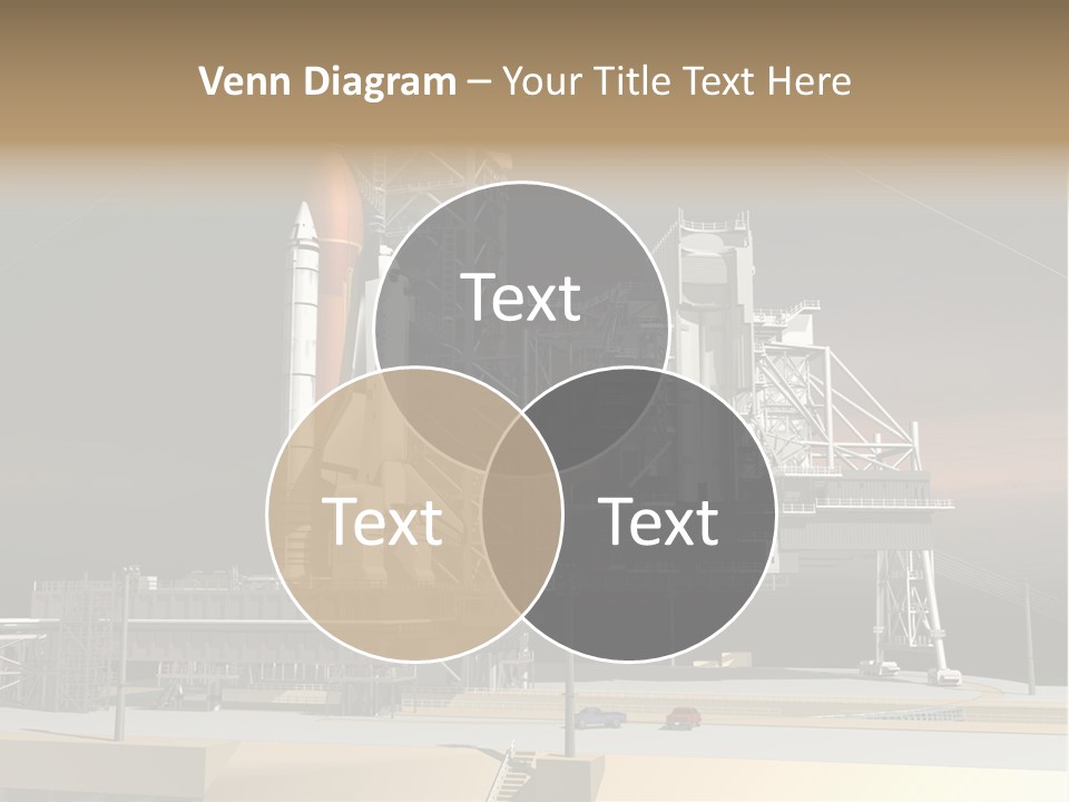 Shape Rocket Stratosphere PowerPoint Template
