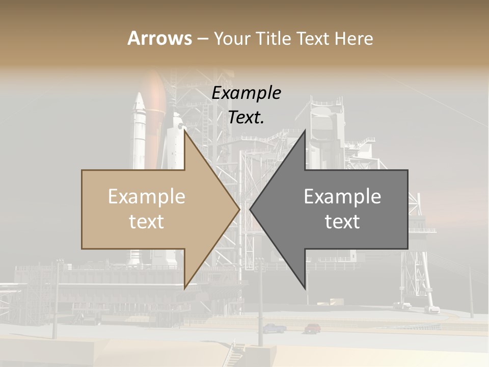 Shape Rocket Stratosphere PowerPoint Template