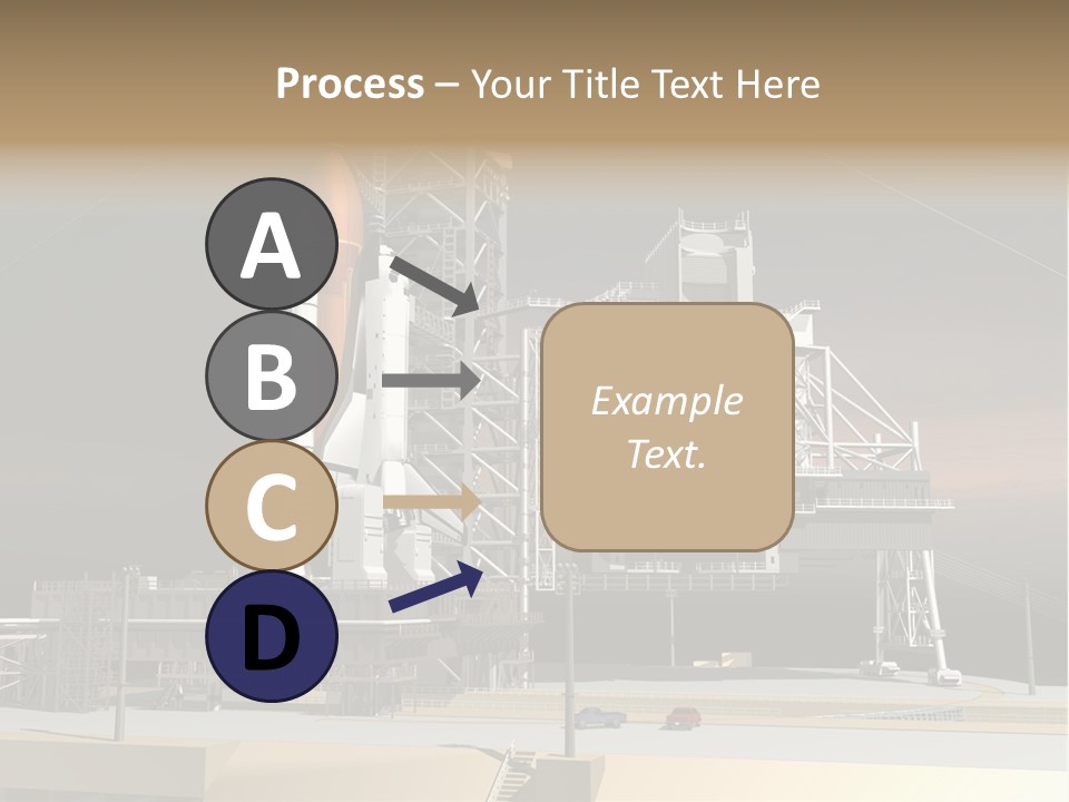 Shape Rocket Stratosphere PowerPoint Template