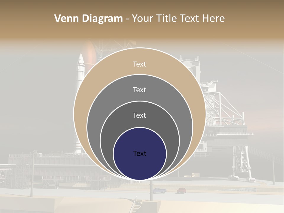 Shape Rocket Stratosphere PowerPoint Template
