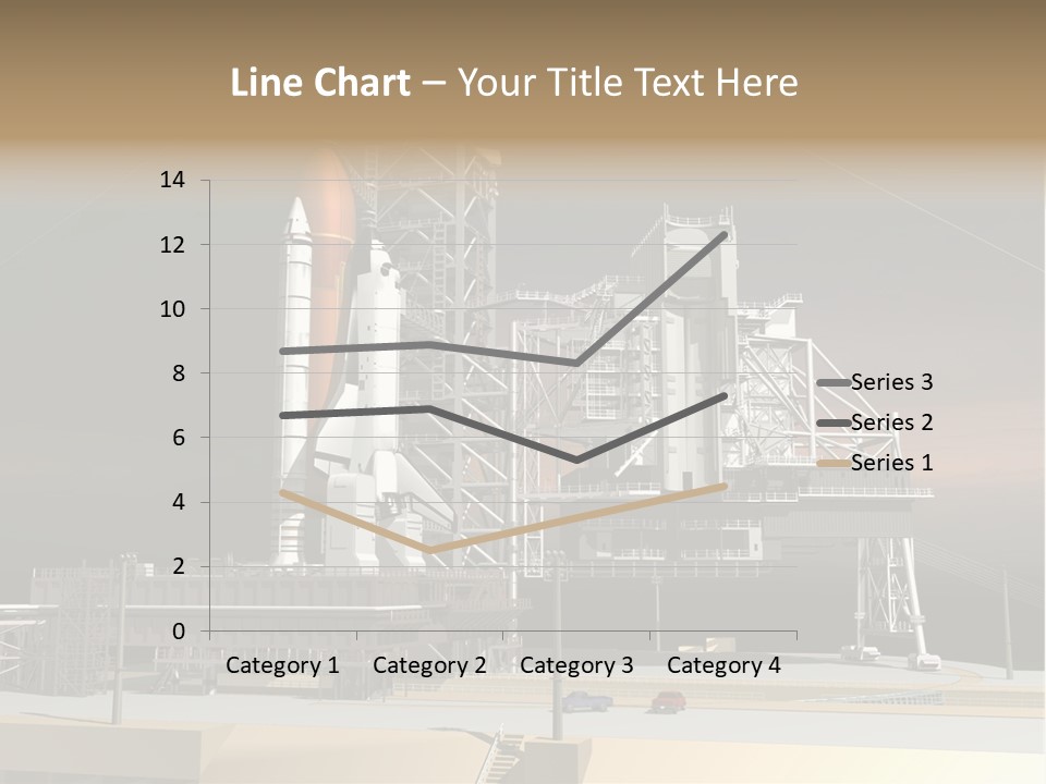 Shape Rocket Stratosphere PowerPoint Template