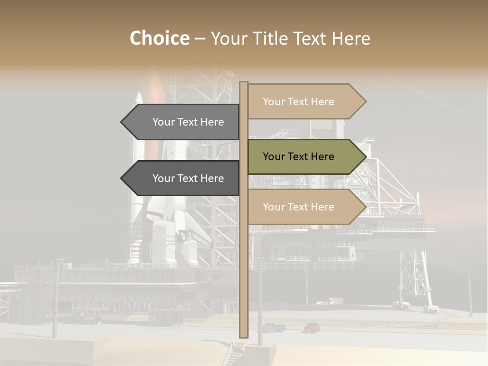 Shape Rocket Stratosphere PowerPoint Template