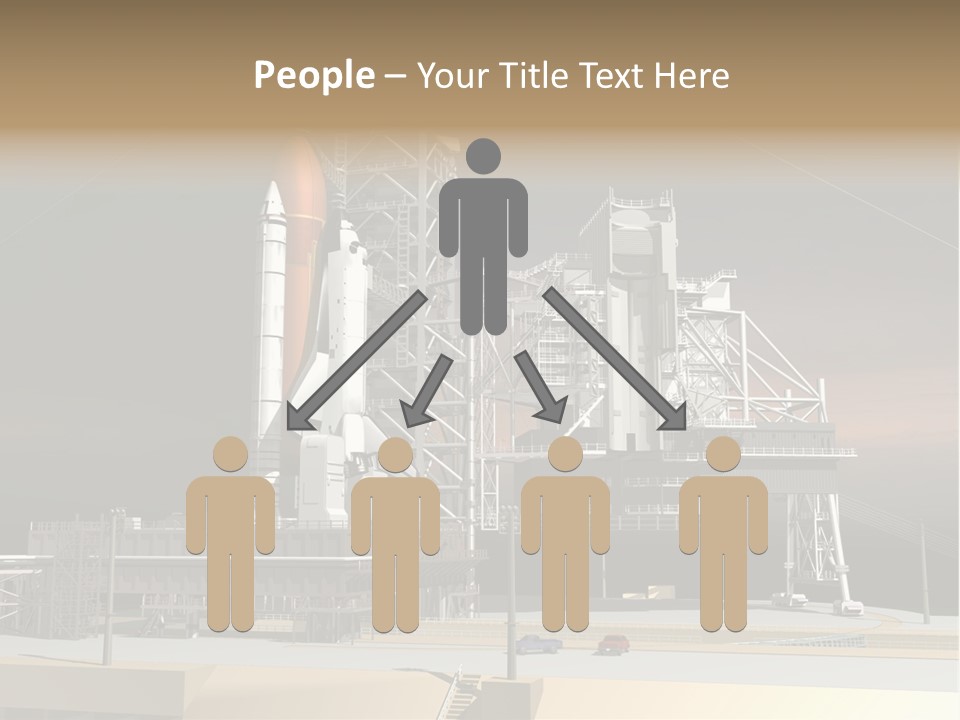 Shape Rocket Stratosphere PowerPoint Template