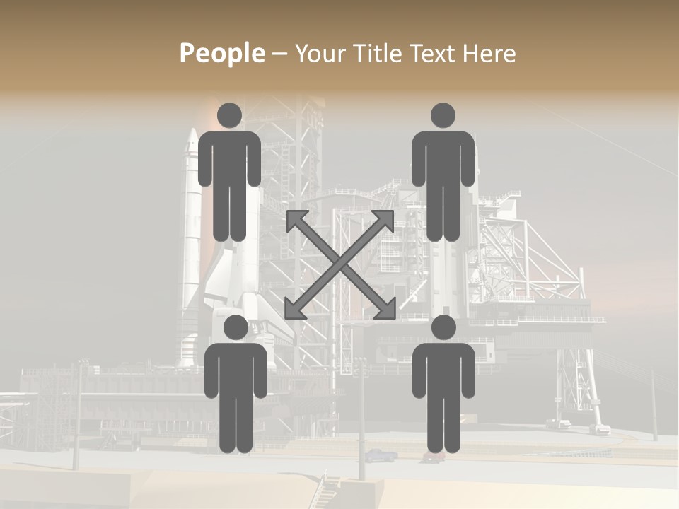 Shape Rocket Stratosphere PowerPoint Template