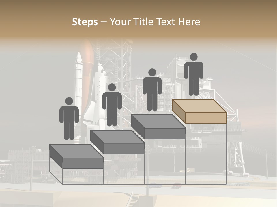 Shape Rocket Stratosphere PowerPoint Template