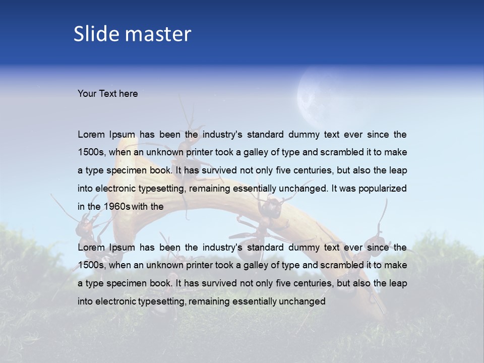 Moon Spaceman Ejection PowerPoint Template